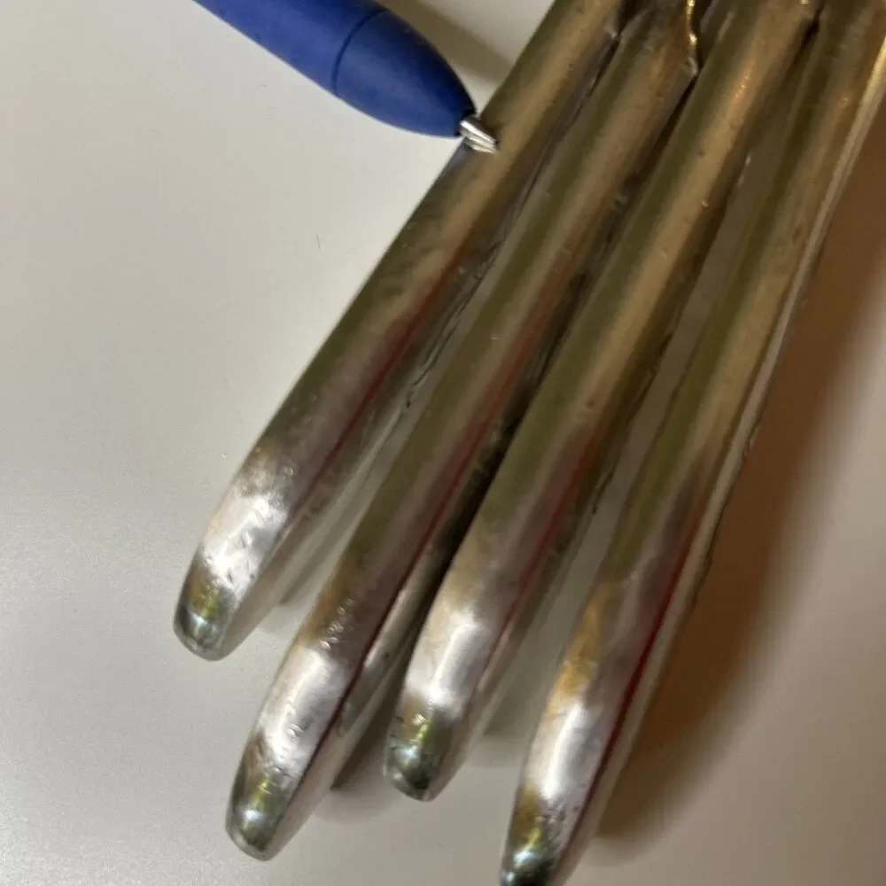Vintage Stainless Steel Flatware Dinner Knife Knives Set Of 4 lightweight